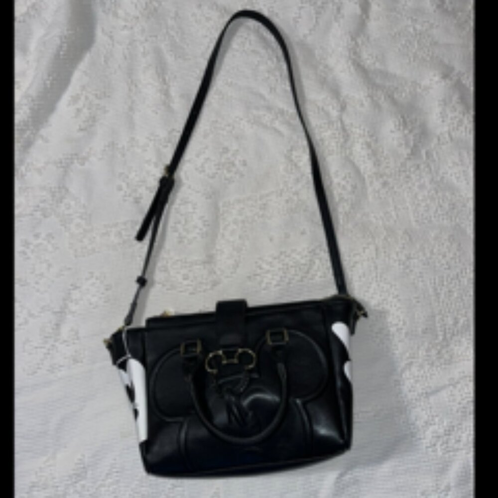 Disney Mickey Black and White Satchel/Purse